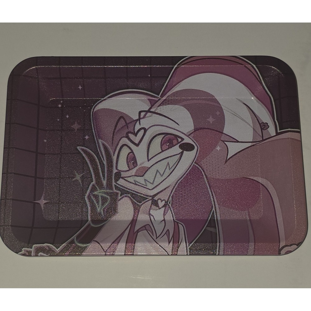 Fizzarolli Small Metal Rolling Tray 7x5 Helluva Boss Utility Tin Fizz *MISTAKE*